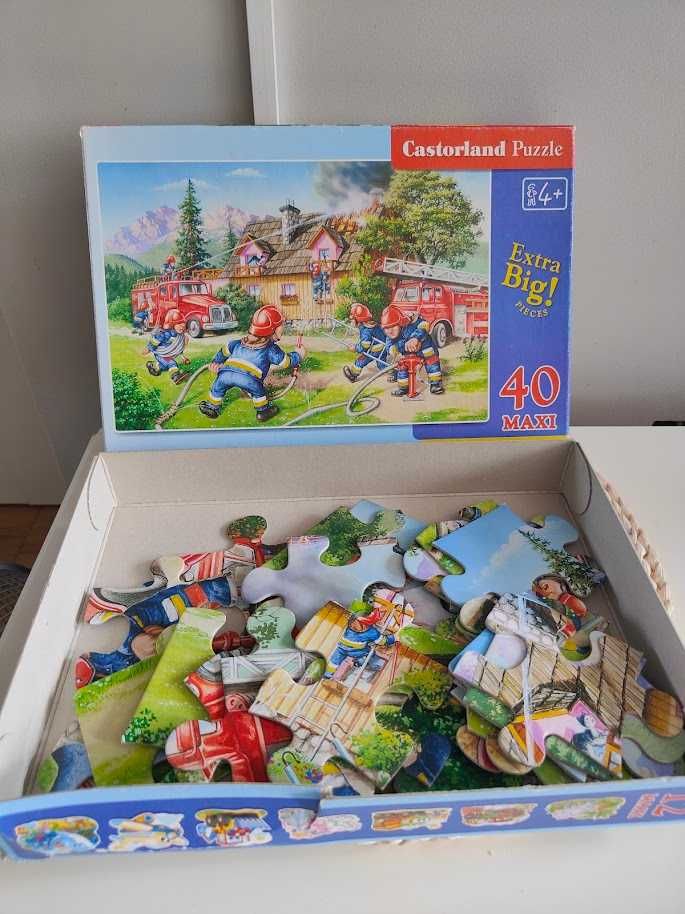puzzle Castorland Straż Pożarna 4+ 40 elementów maxi,