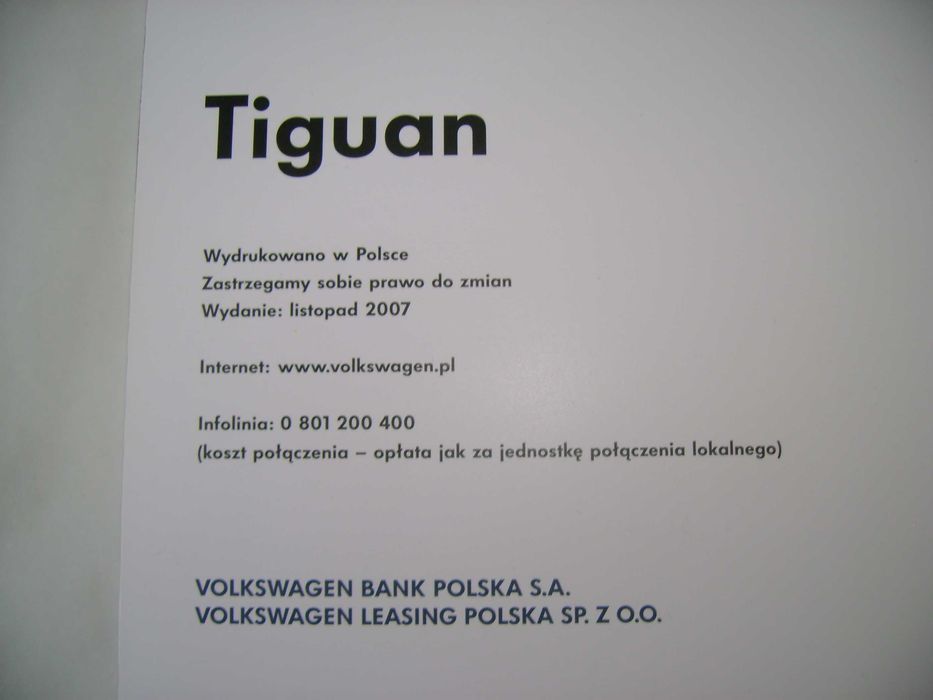 VW Tiguan-folder