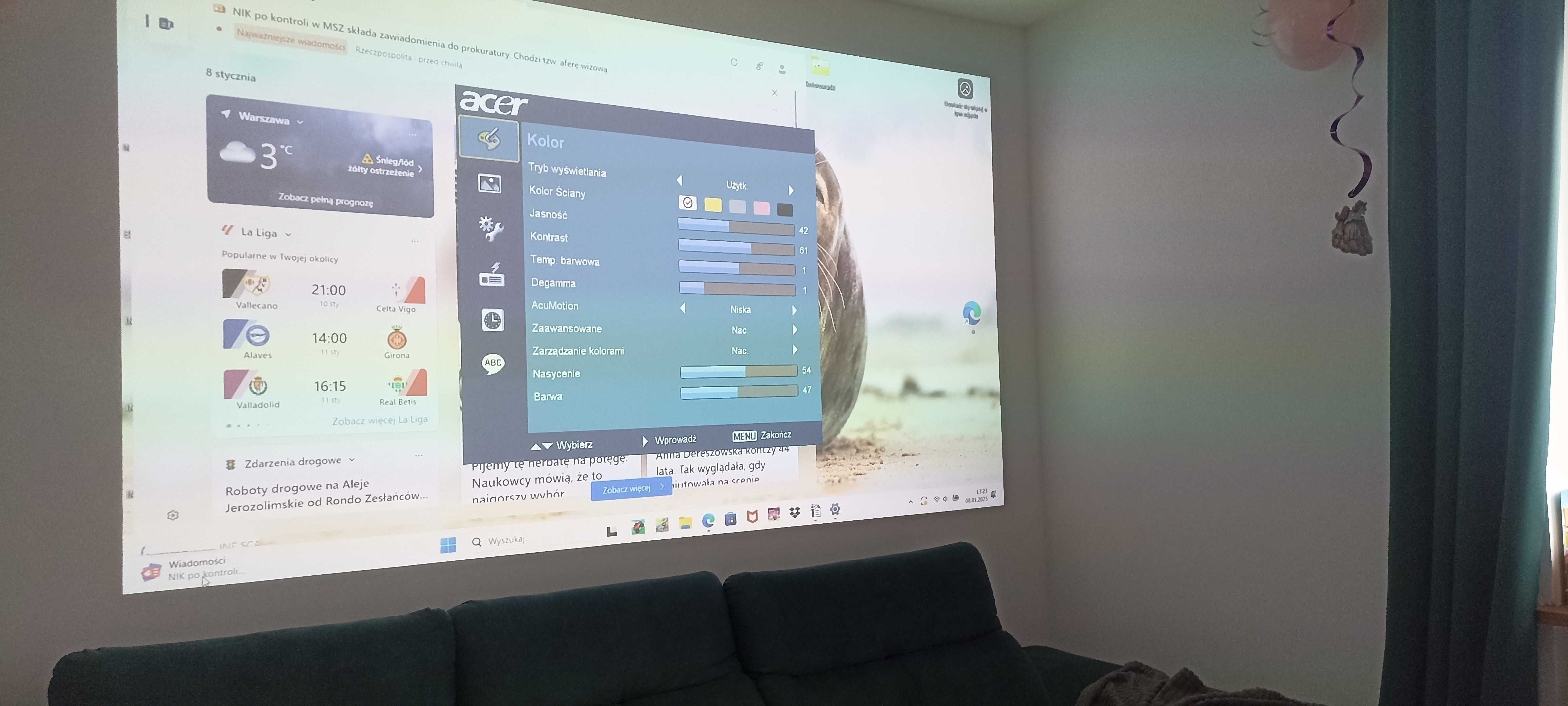 Projektor HD kina domowego Acer H9500