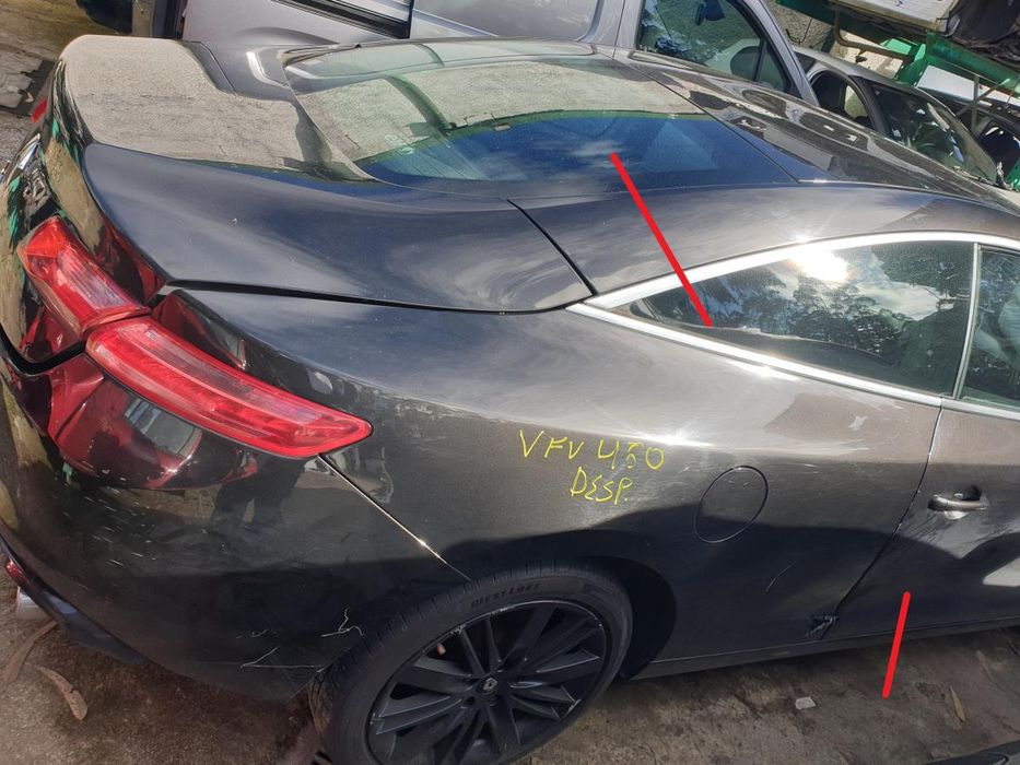 Painel trás direito RENAULT Laguna Coupé (DT0/1)