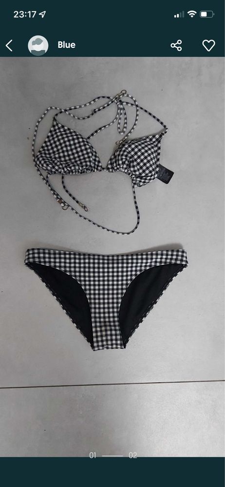 Strój kąpielowy _ bikini _ kostium H&M roz. 38