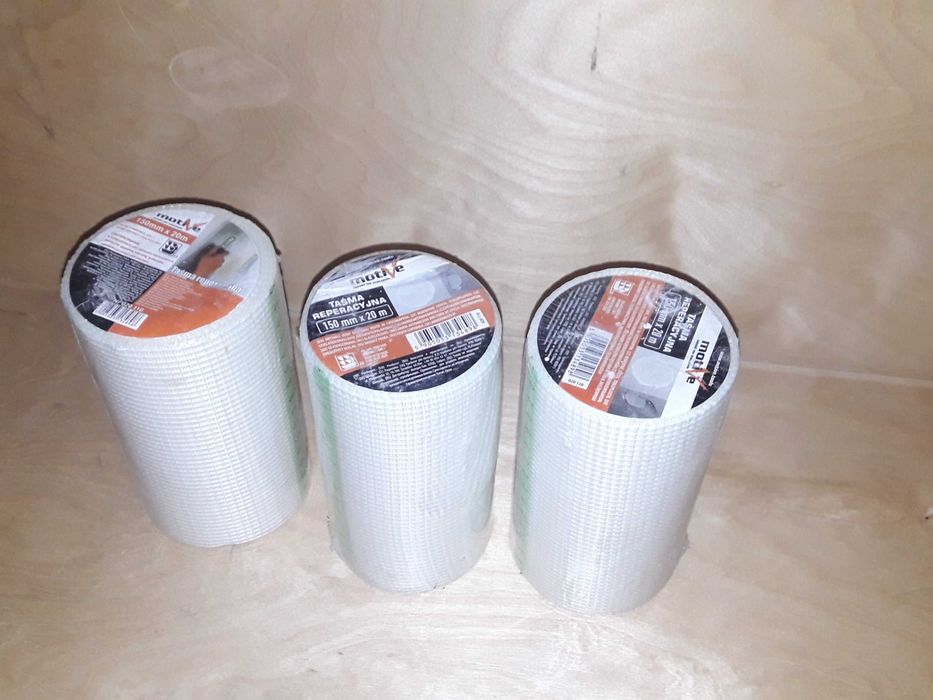 3 X TAŚMA REPERACYJNA z włókna szklanego 150mm / 20m MOTIVE
