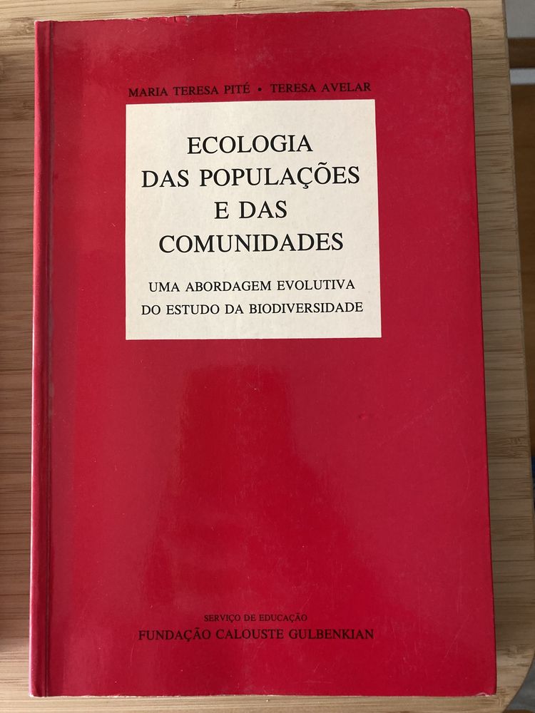 Livros Gulbenkian - zoologia, fisiologia, ecologia