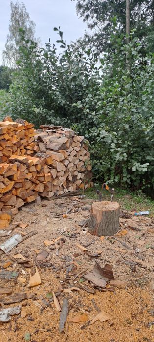 Drewno opałowe kominkowe opał ogrzewanie ciepło