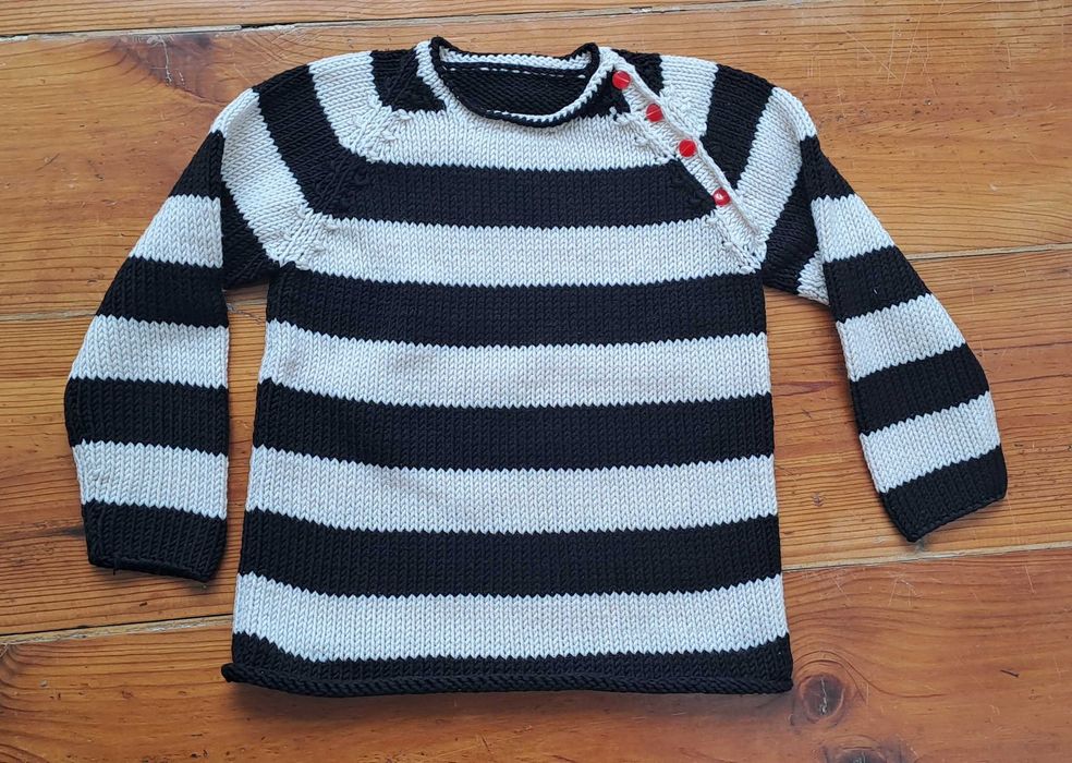 Camisola lã riscas 5 anos