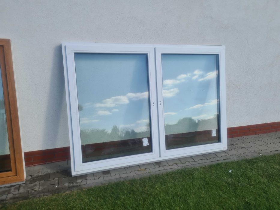 Okna 3 szybowe kolor winchester Duże Nowe