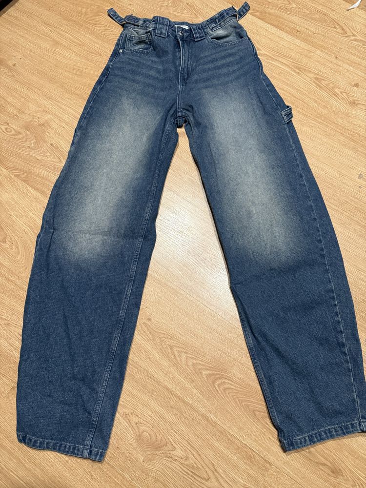 Spodnie z wysokim stanem r. XS