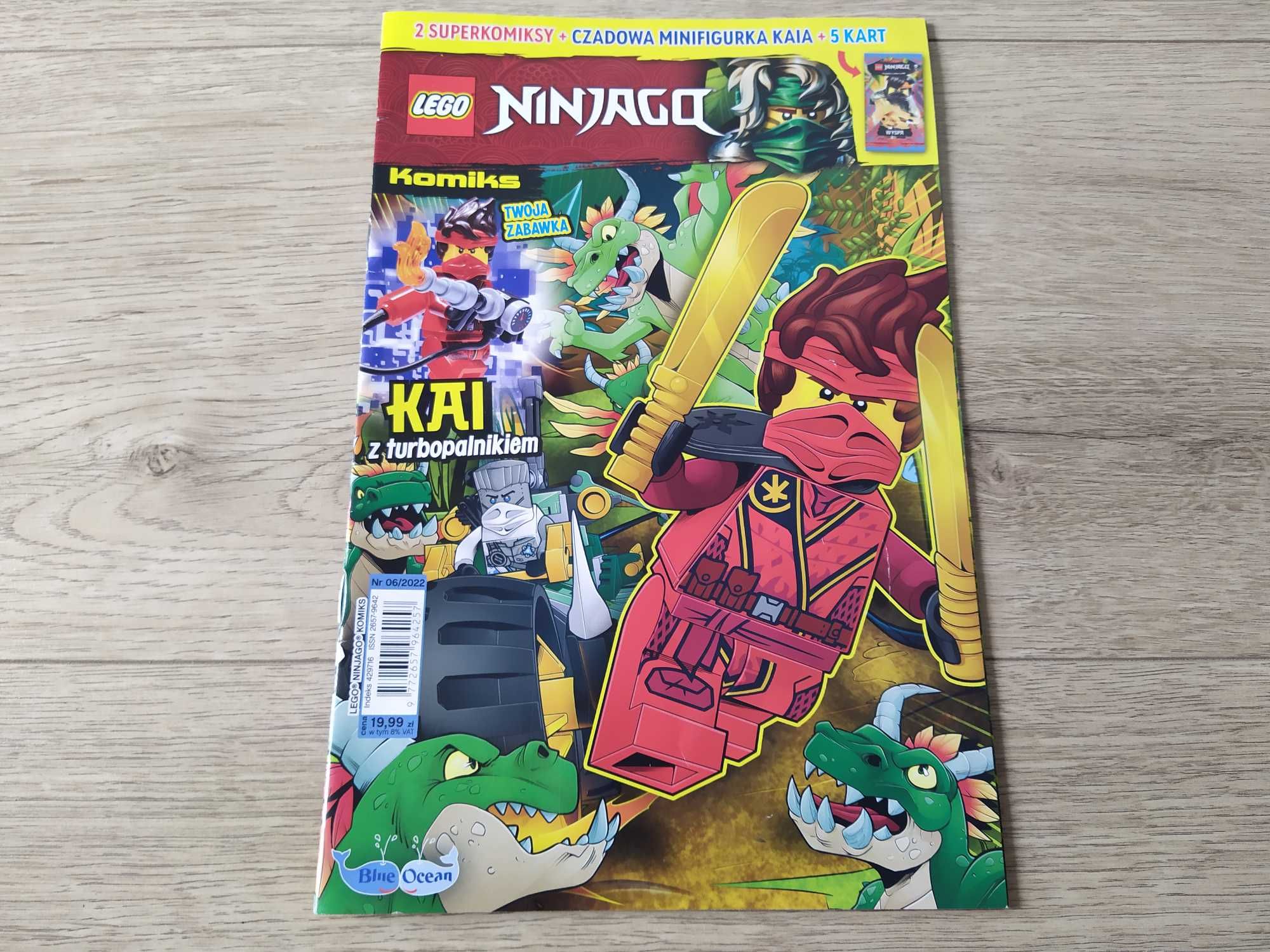 LEGO Ninjago Komiks +Olbrzymi Plakat + LEGO City + Naklejki DC