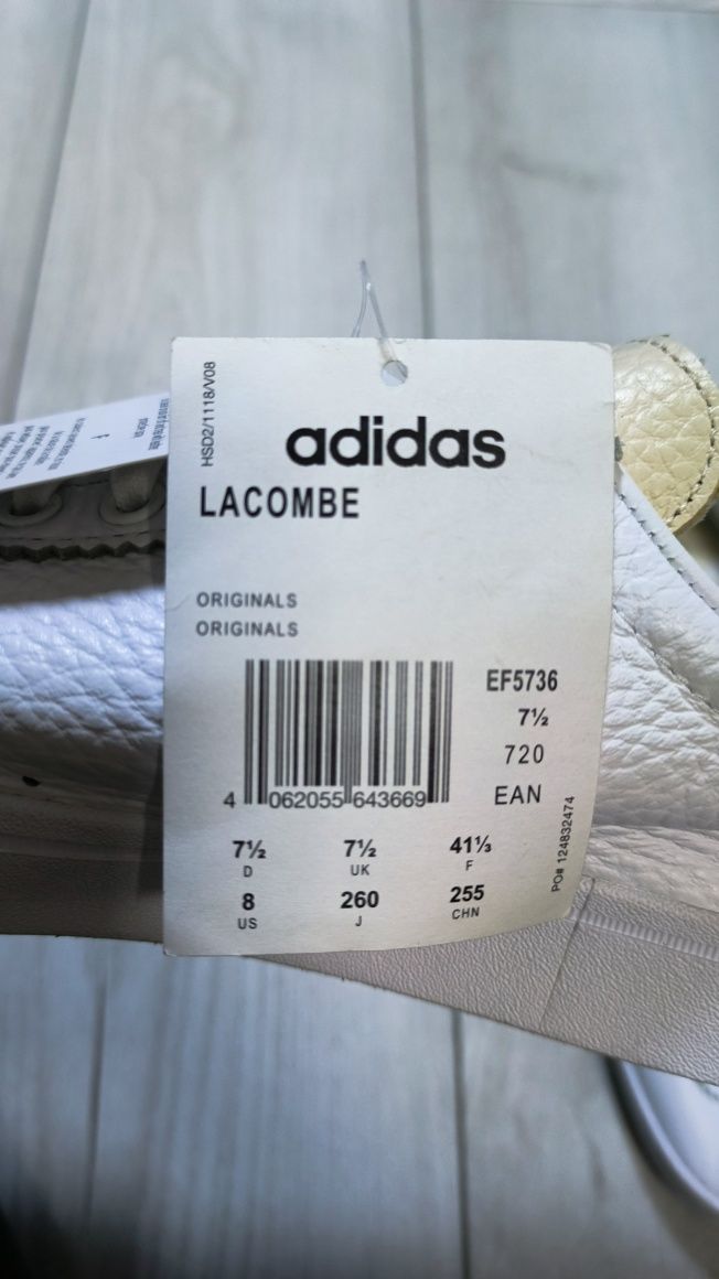 Кросівки кеди шкіряні Adidas Originals Lacombe нові, оригінал