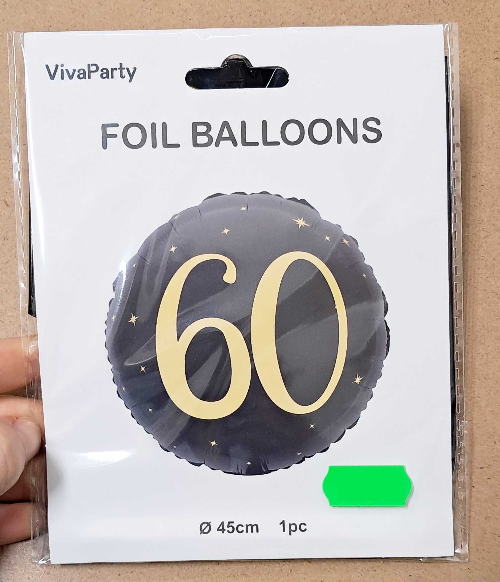 Balon foliowy z cyfrą 60 (1)