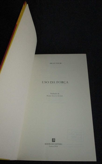 Livro Uso da Força Brad Thor