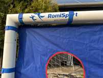 Bramka Romisport 3x2m aluminiowa piłka nożna ręczna