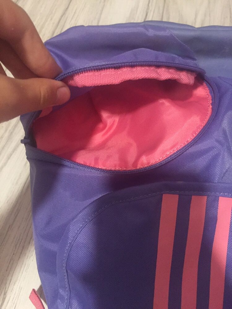 Plecak mały adidas fioletowy