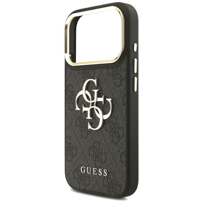GUESS futerał do iPhone 17 Pro GUHCP17LP4G4BCSK czarny z