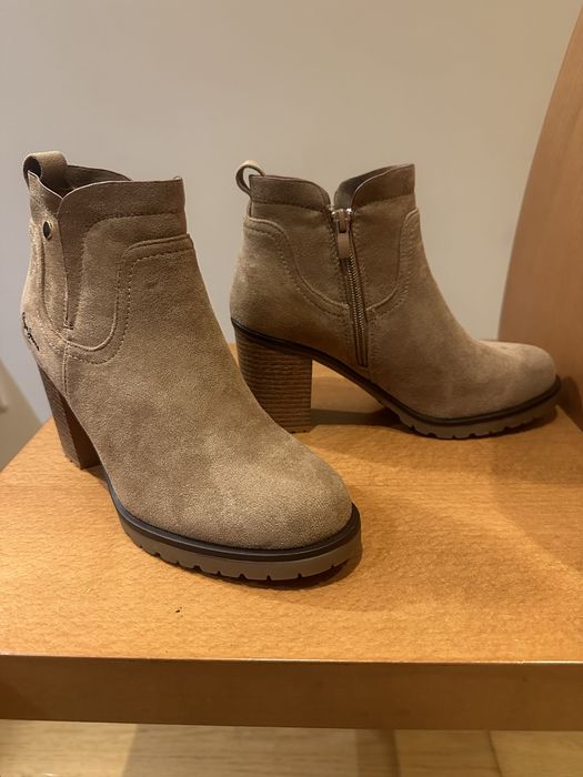 Botas camurca taupe