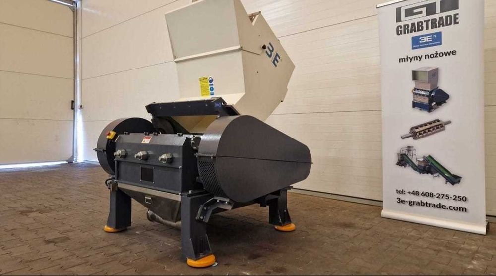 NOWY Młyn rozdrabniacz granulator rotor dl 800mm 30kw