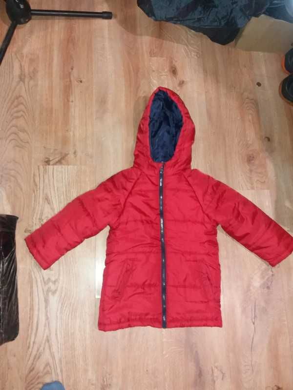 Kurteczka czerwona Płaszczyk unisex 104cm(304)