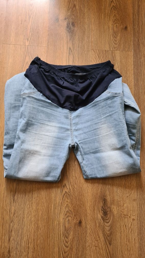 Spodnie ciążowe jeansy ciążowe dżinsy L