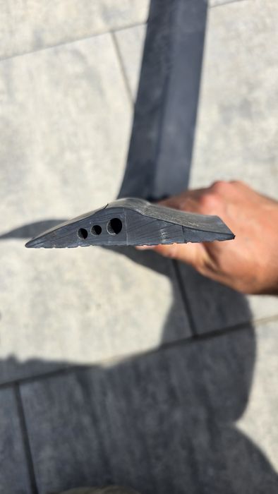 Uszczelka garażowa, próg do bramy 5mb 78x14 mm, progowa