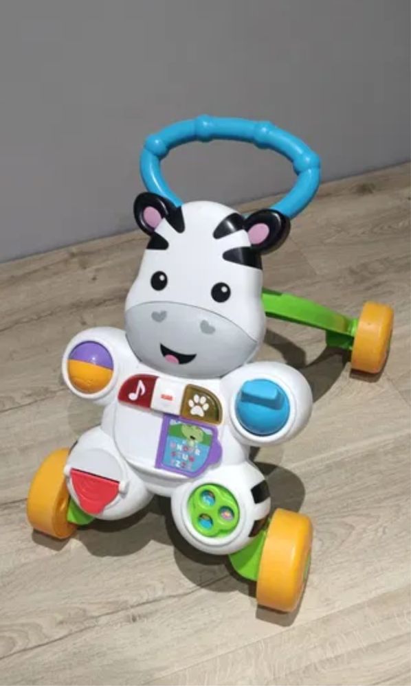 Chodzil do pchania fisher price zebra interaktywny