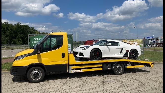 Wynajem wypożyczalnia laweta autolaweta Iveco Daily 3.0 kat. B,  E-TOL