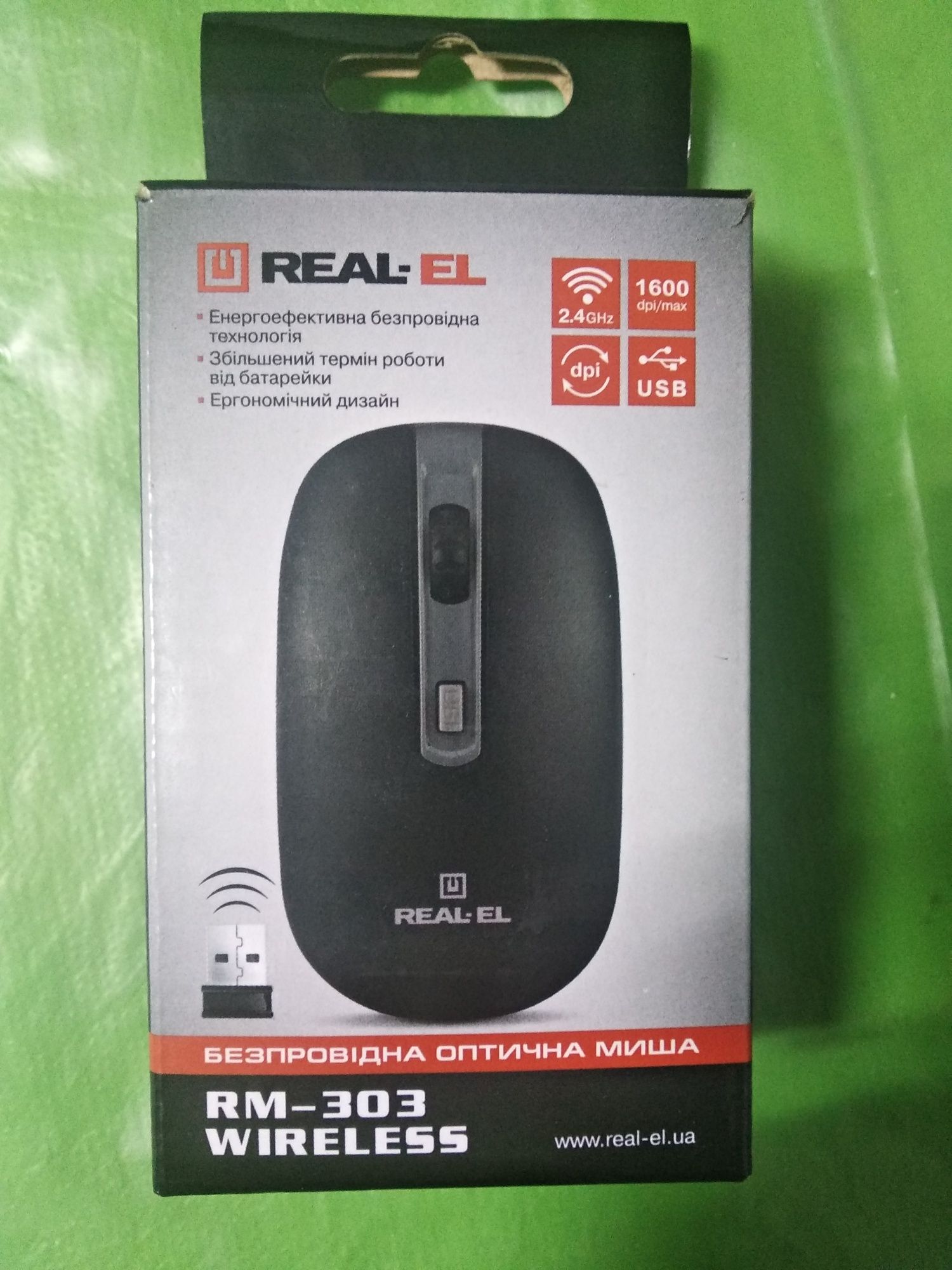 Мышь компьютерная Real-el RM303 wireless