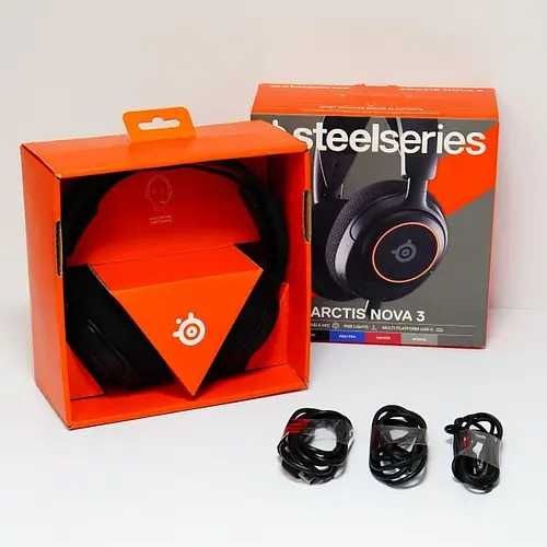 Стан Ідеальний! Навушники SteelSeries Arctis Nova 3, Black.