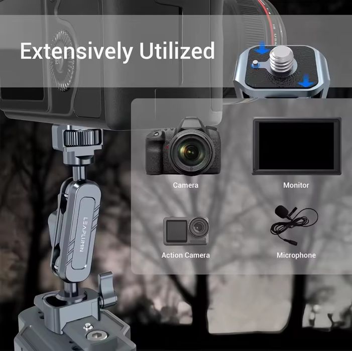 Leaplumin 17 mm Magic Arm, універсальний фототримач