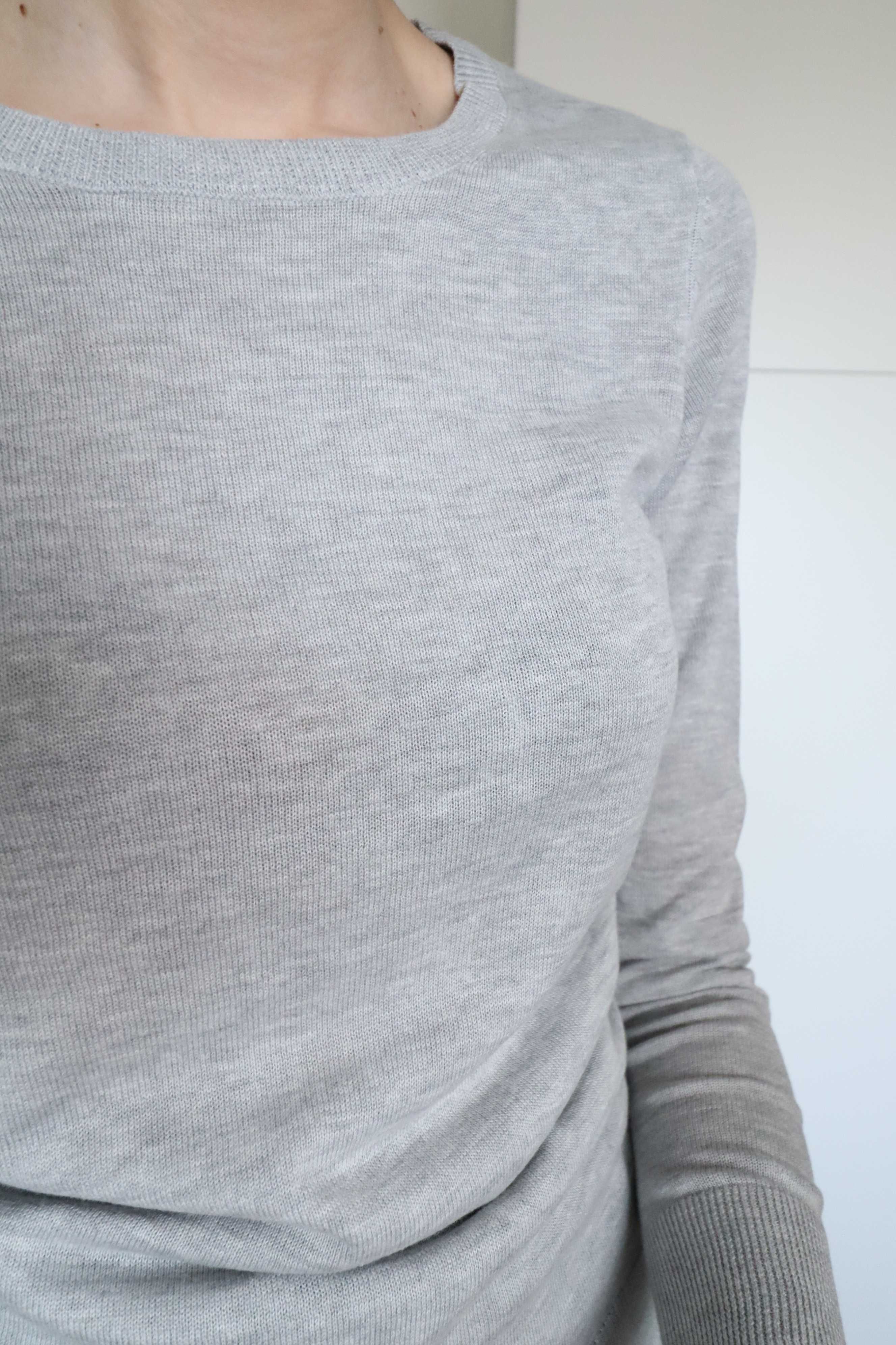 Bawełniany sweter Amazon Essentials bawełna modal XS nowy