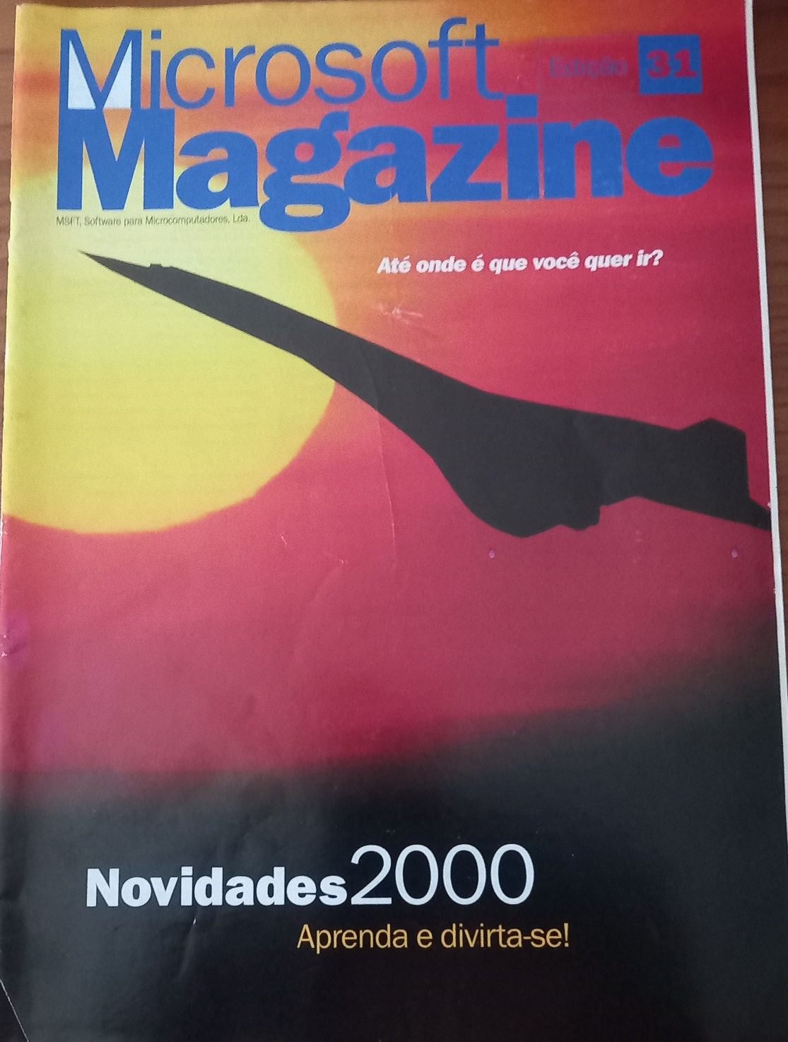 Microsoft magazine n°31 novidades Flight simulator 2000 e outras