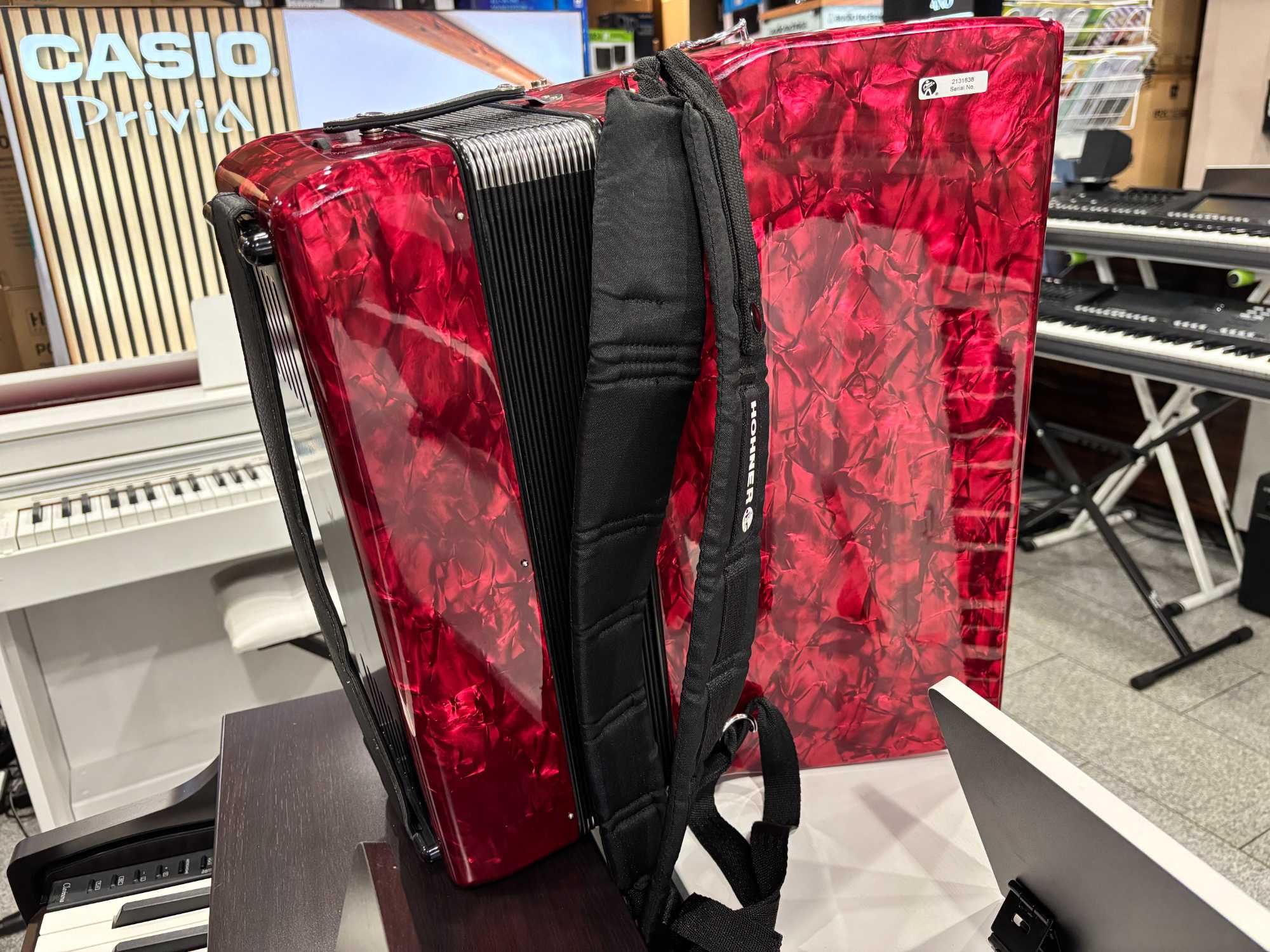 Akordeon HOHNER Bravo III 80 RD stan PERFEKCYJNY Sklep Krys...