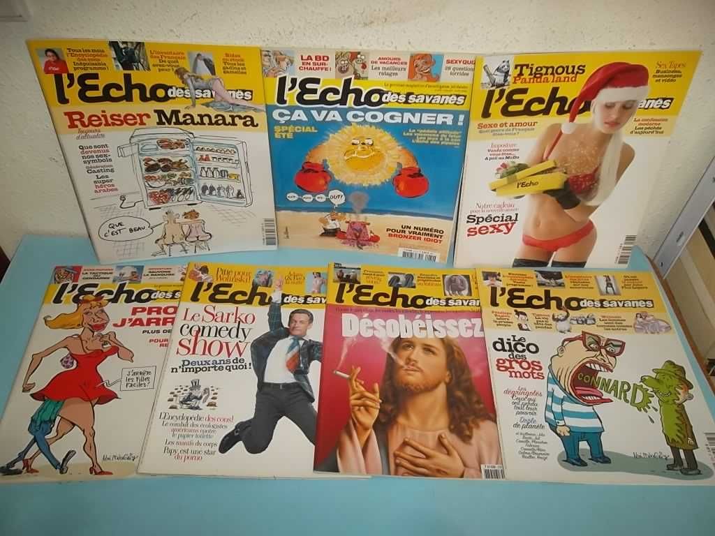 31 revistas L'ECHO DES SAVANES banda desenhada