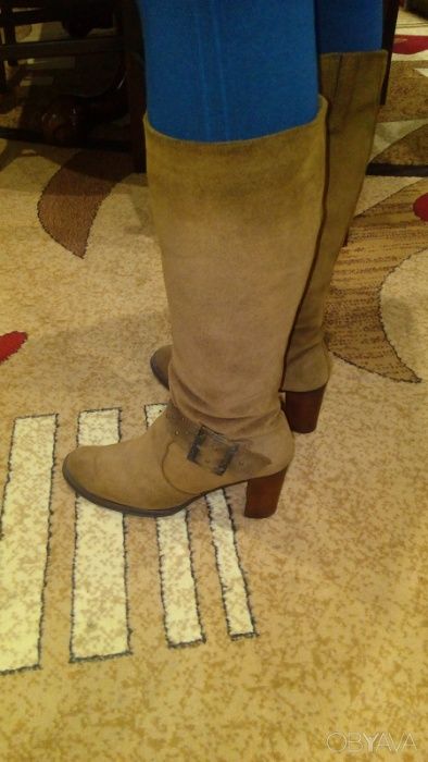 Зимние САПОГИ замшевые женские (р.39)