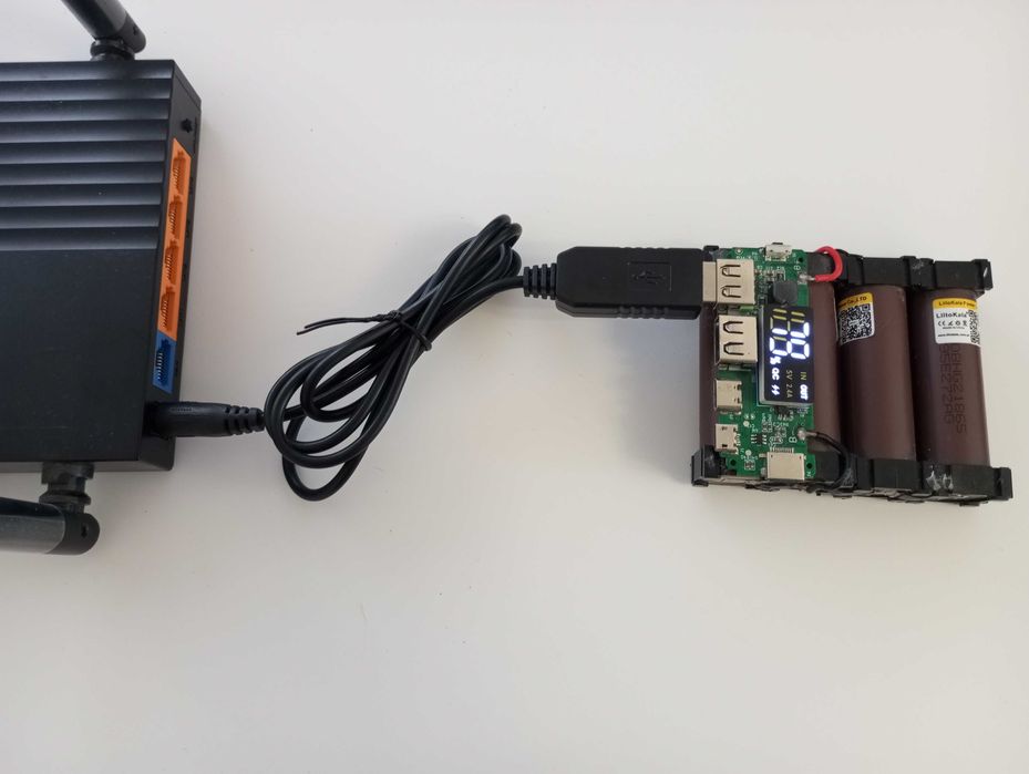 Кабель для WI-FI роутера(и проч.) от павербанка  USB DC 5.5*2.1 9V/12V