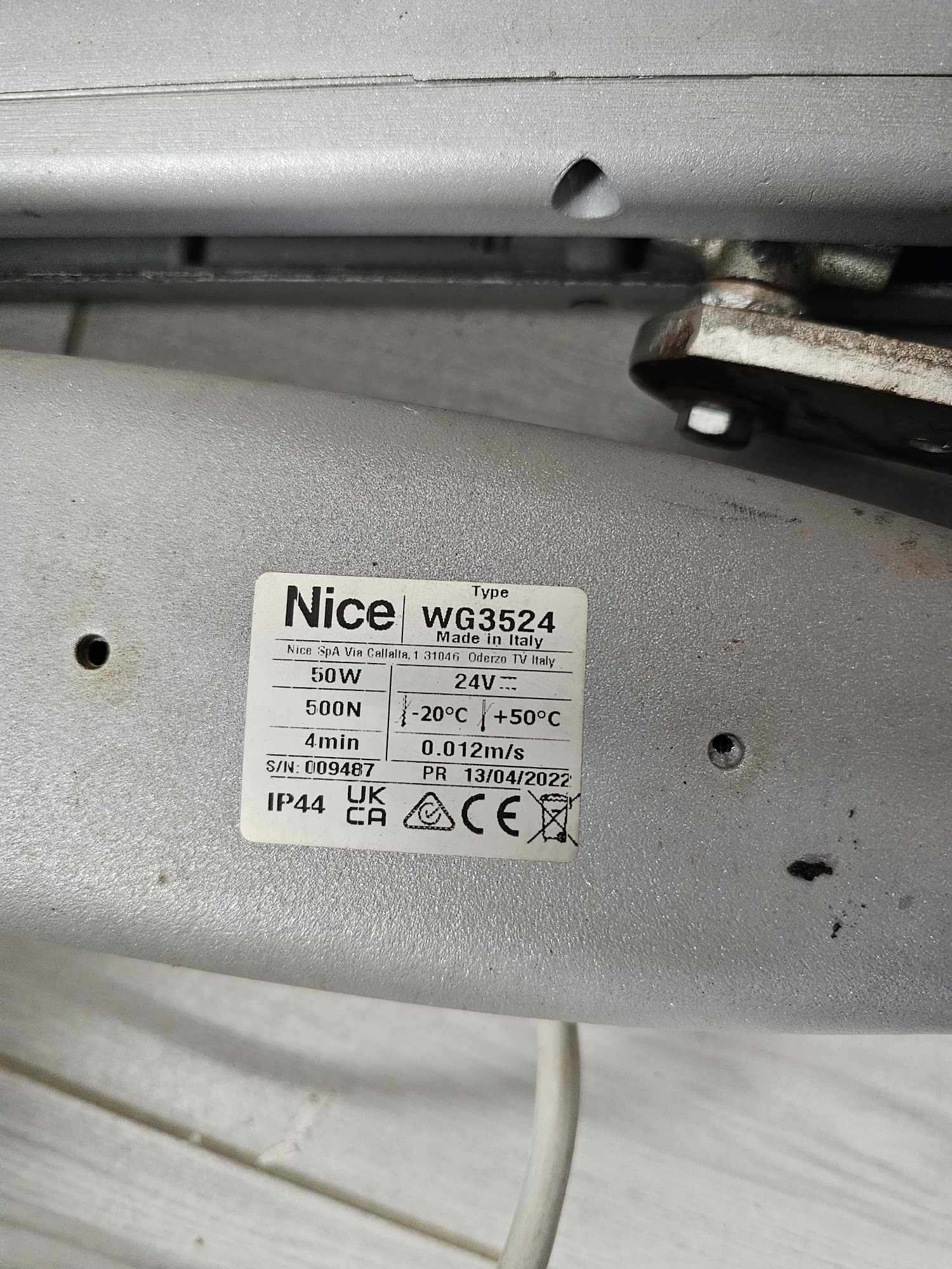Zestaw Nice napęd automat do bram skrzydłowych