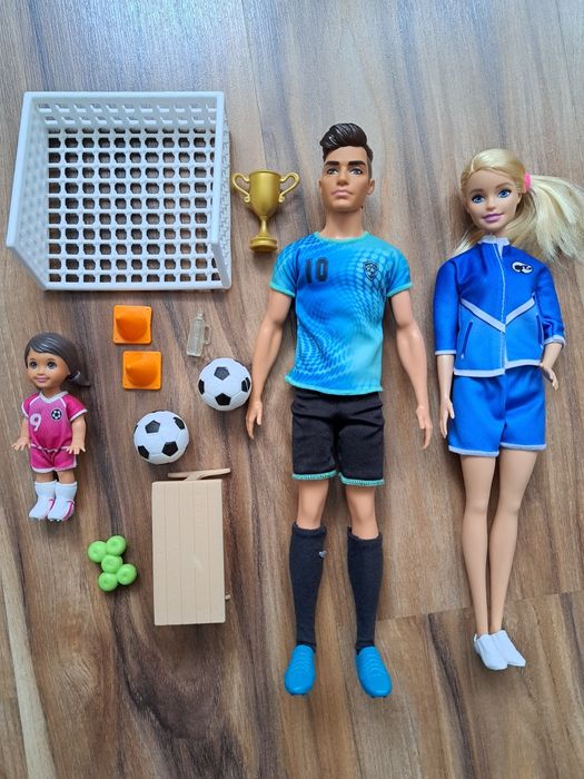 Duży zestaw lalka barbie