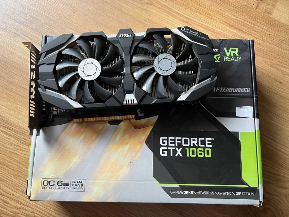 MSI GeForce GTX 1060 6GB 6GT OC V1 GDDR5