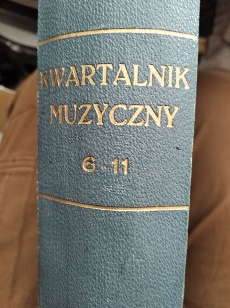 Kwartalnik muzyczny zeszyty 6 do 11 lata 30