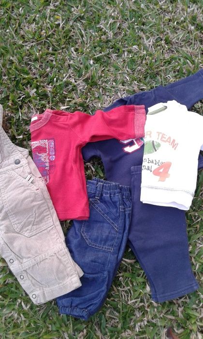 Lote Roupa 3-6 meses para menino da marca Benetton e Zara