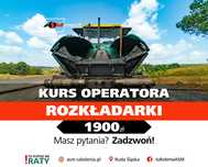 16.06.25 - Kurs na Rozkładarki masy asfaltowej rozściełacz operator