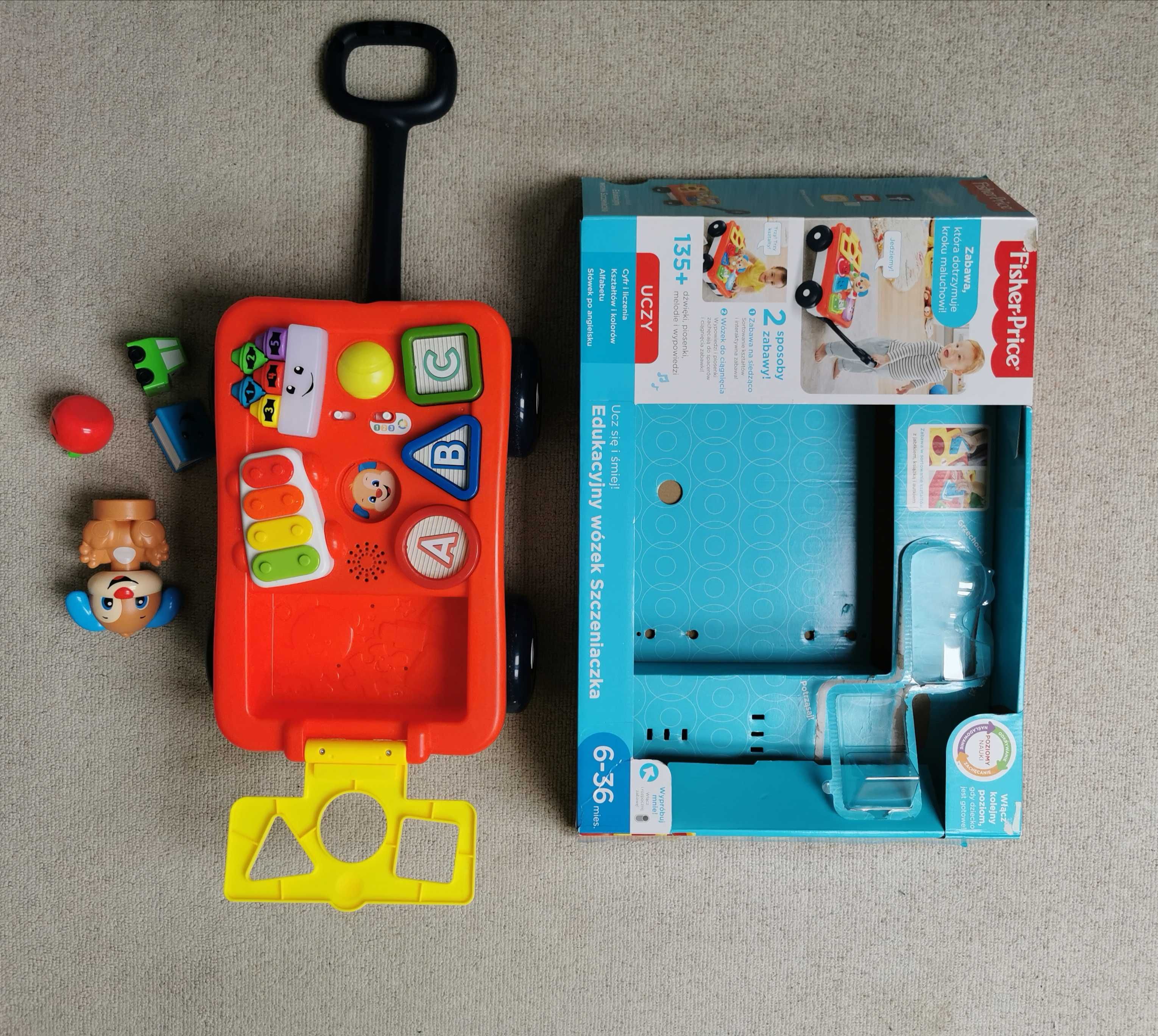 Fisher Price Edukacyjny Wózek Szczeniaczka Ghv14