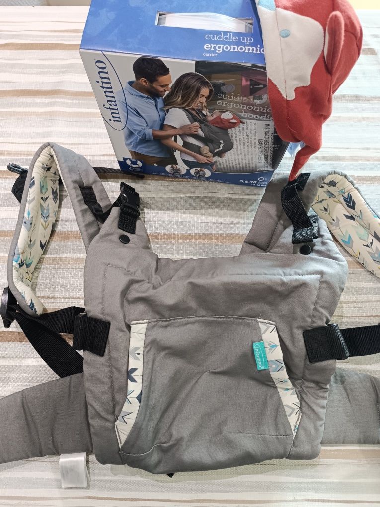 Porta bebe vários panos