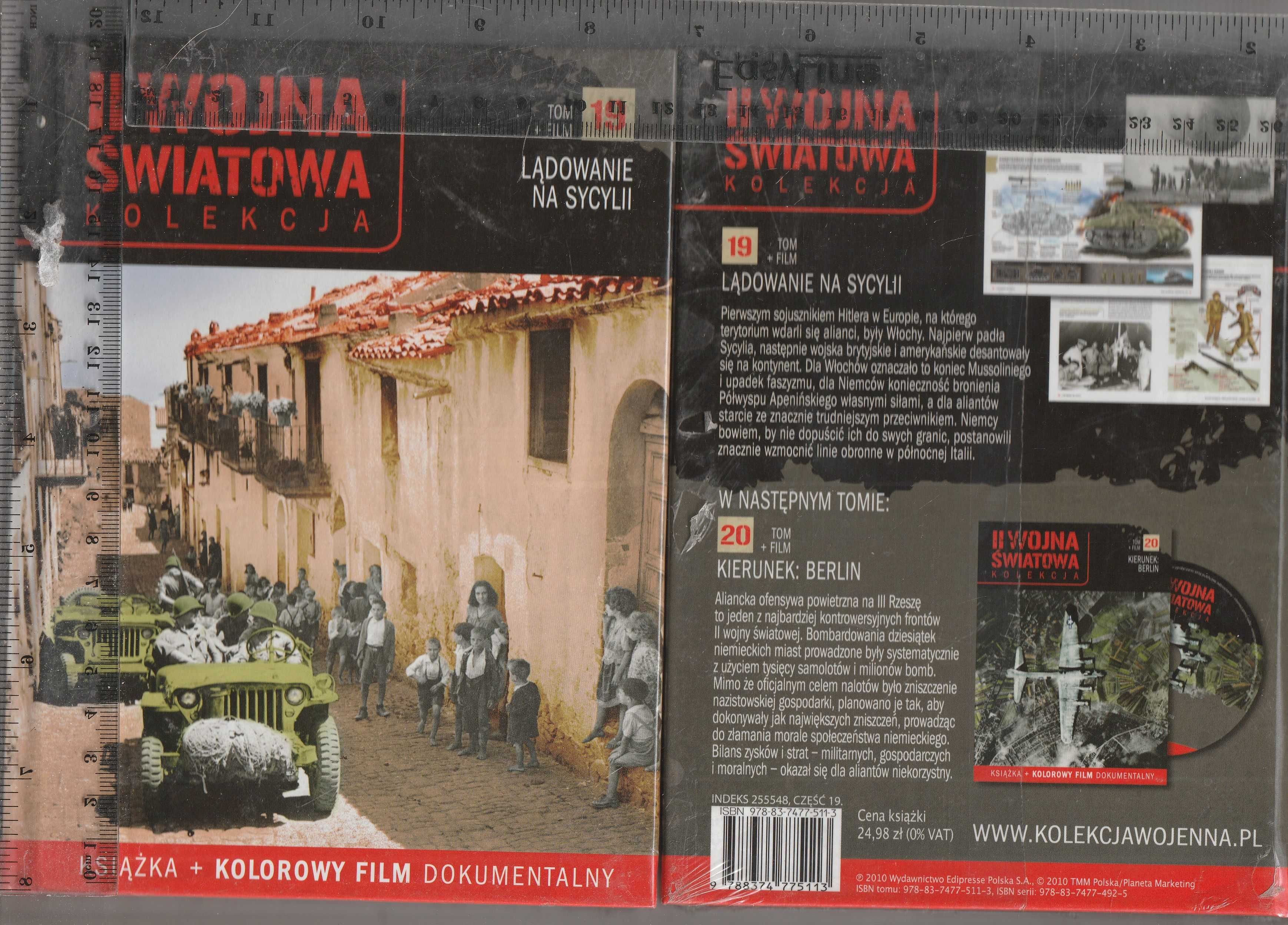 II Wojna Światowa Lądowanie na Sycylii  DVD