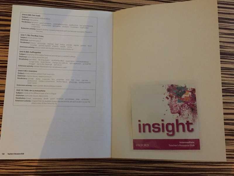 Insight Intermediate Teacher's Book + Teacher's Resource Disk