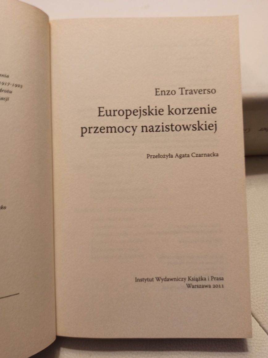 Traverso europejskie korzenie przemocy nazistowskiej