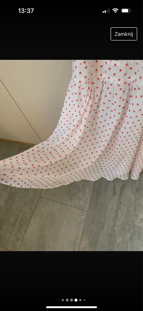 Letnia sukienka na wesele zwiewna