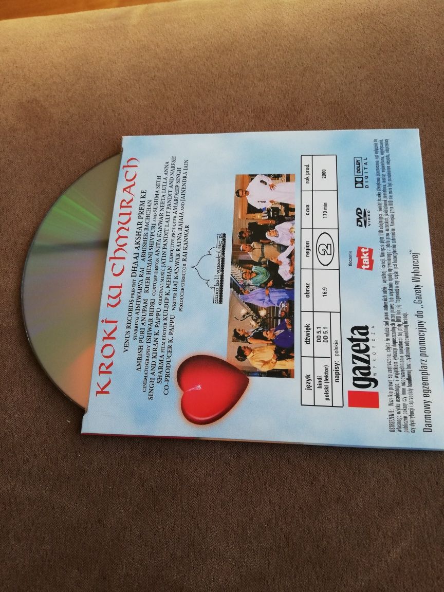 Kroki w chmurach - klasyka Bollywood na DVD