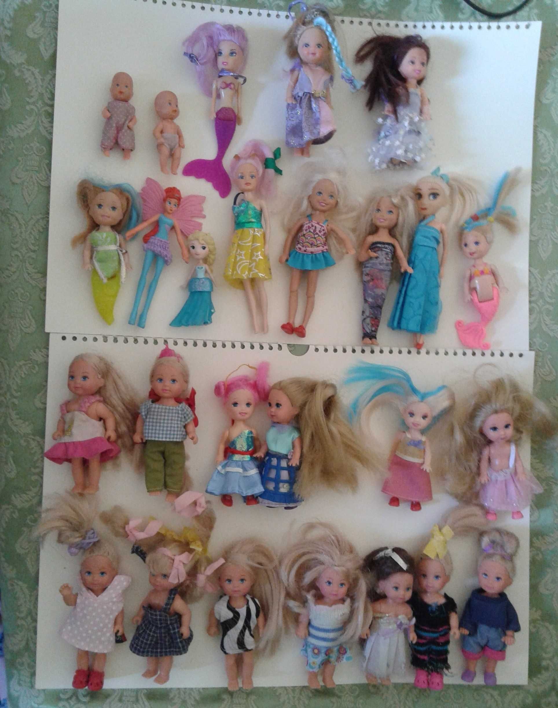 Lalki małe polly barbie i inne