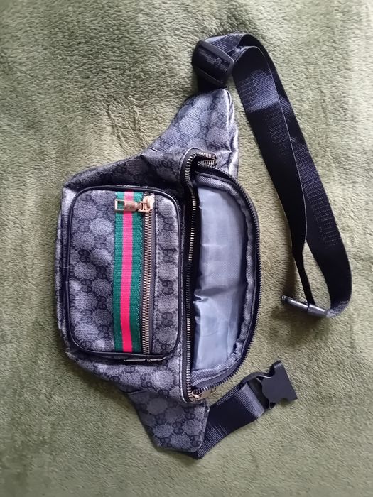 Nerka torba na biodra szara