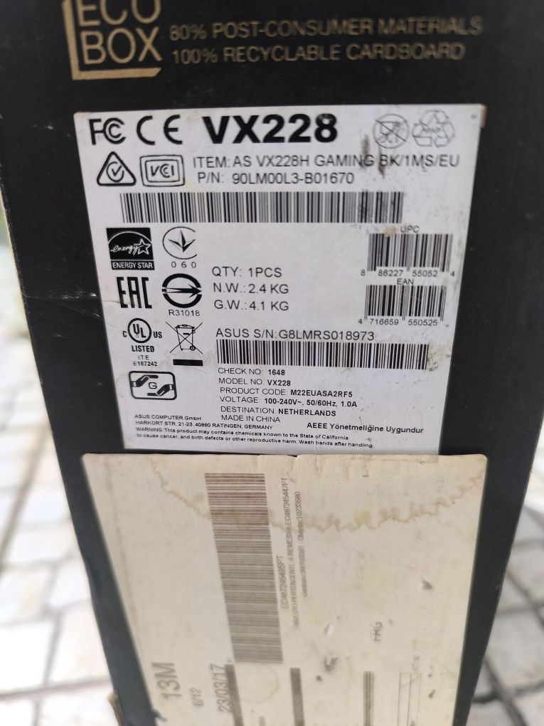 Monitor de ASUS Vx2208